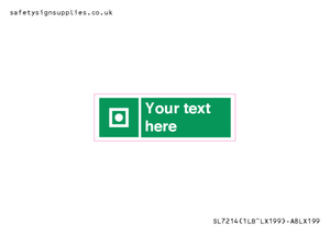 Custom sign safe condition Shipboard general alarm